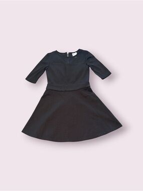 Disney D-Signed Classic Black Fit-and-Flare Kids Dress Size Small
